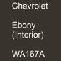 Preview: Chevrolet, Ebony (Interior), WA167A.